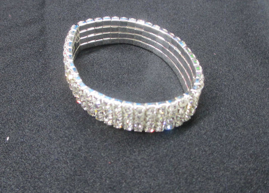 BRACELET  1PCS  4 ROW Crystal